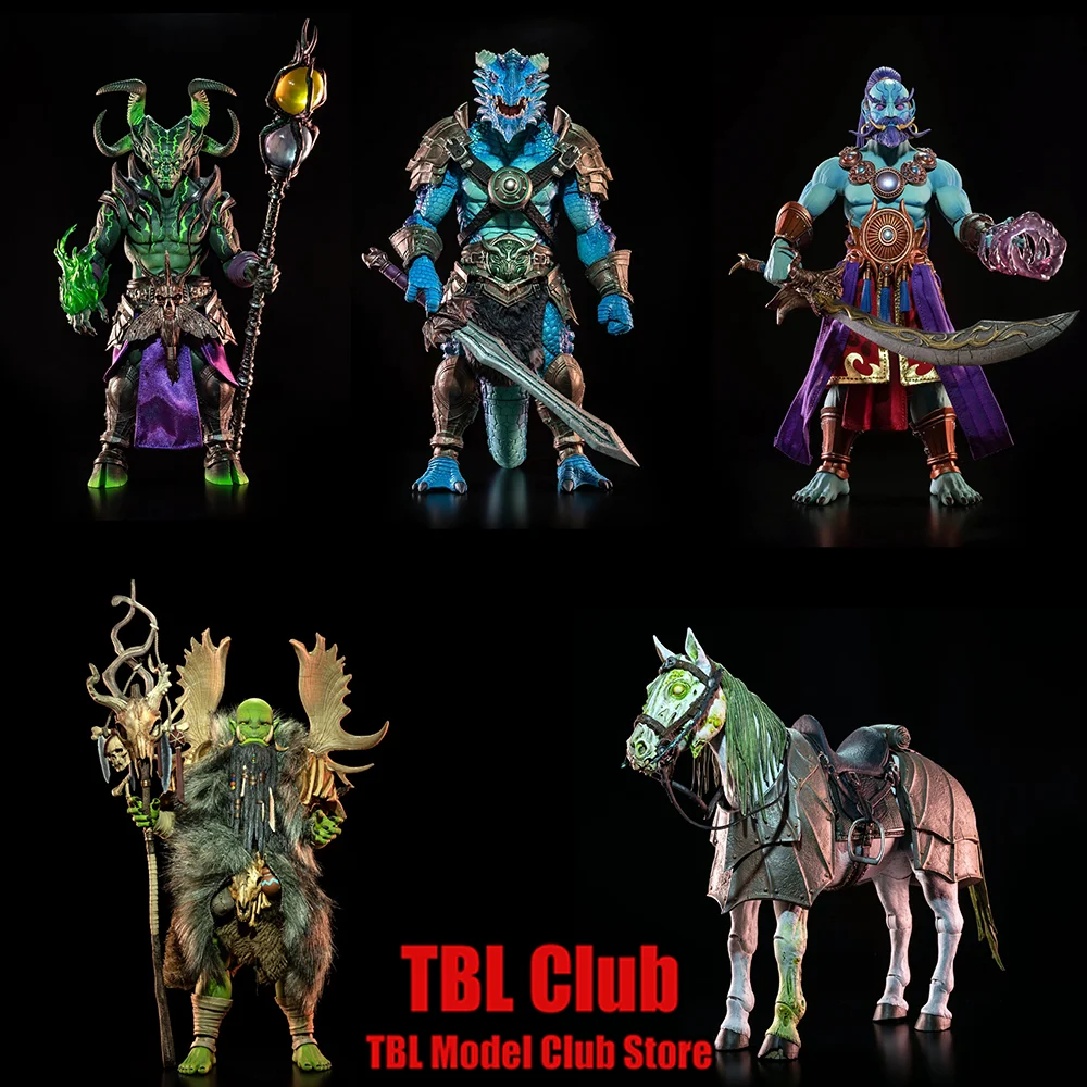 

1/12 Scale Dark Army Machete Kalizirr Green Mage Staff Orcs 6-inch Full Set Action Figure Soldier Hot Sales Four Horsemen‌