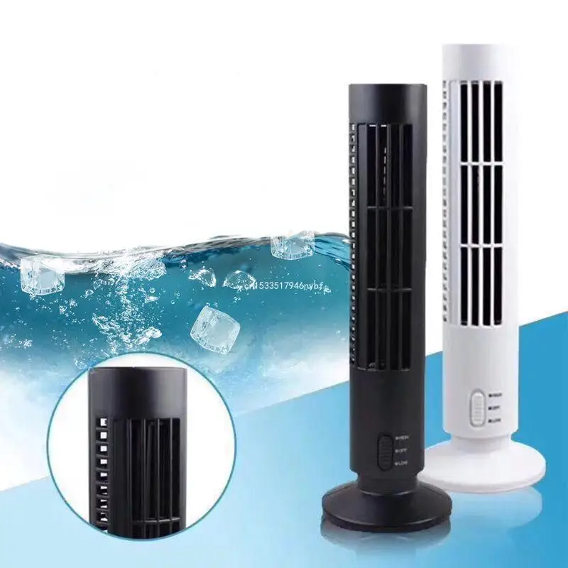 for Creative Mini USB Vertical Bladeless Air Conditioner Handheld Portable Coole Dropship