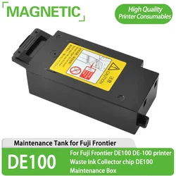 Compatible Maintenance Tank Compatible For Fuji Frontier DE100 DE-100 printer Waste Ink Collector chip DE100 Maintenance Box