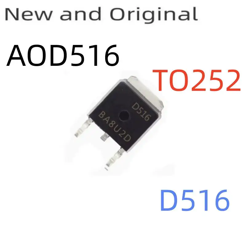 

AOD516 TO252 30V N-Channel AlphaMOS New and Original marking code D516