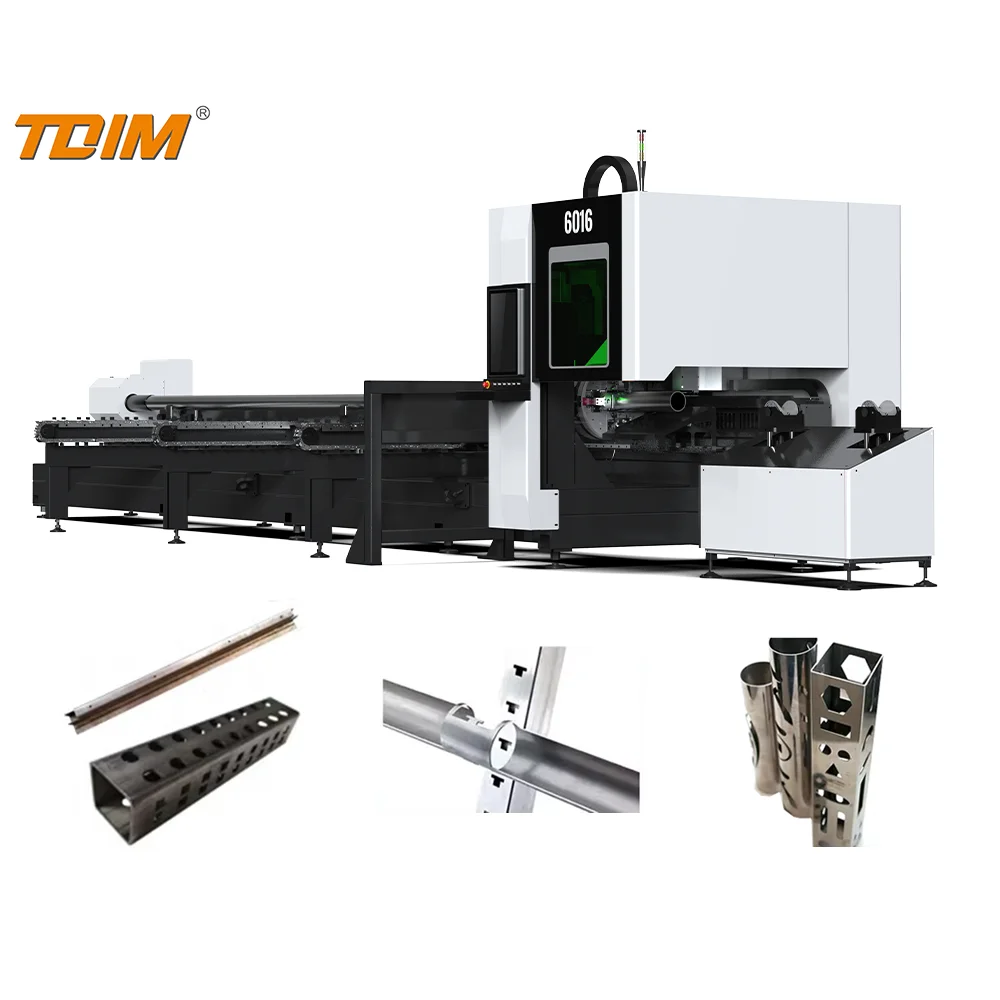 

Laser Pipe Cutting Machines High Power Water Cooling System Metal Tube Fiber Laser Cutting Machine