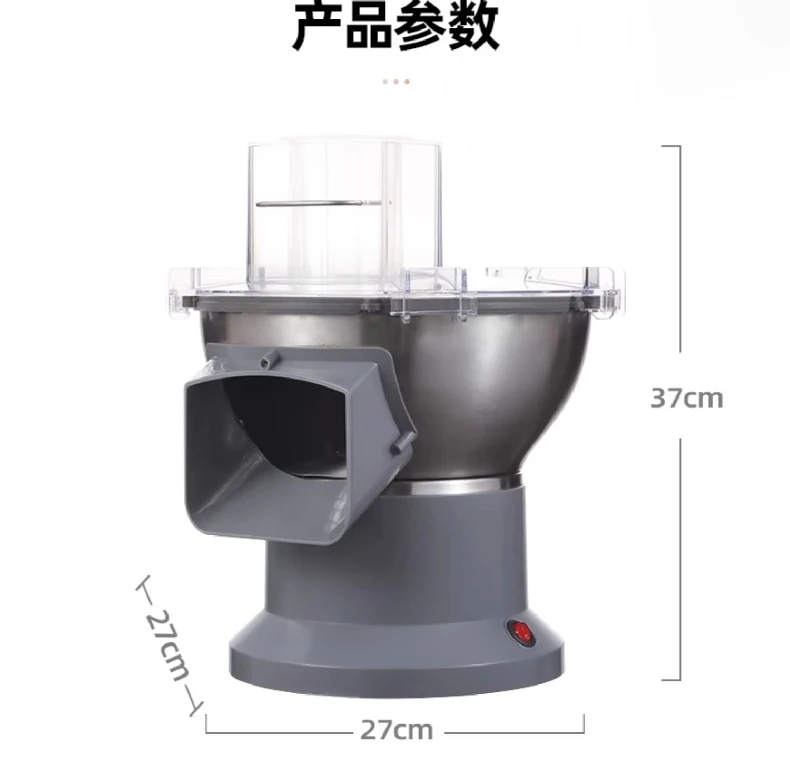 Affettatrice elettrica Grattugia elettrica Verdure morbide e dure Tagli di melone cubi Frutta Tagliatrice per alimenti affettatrice