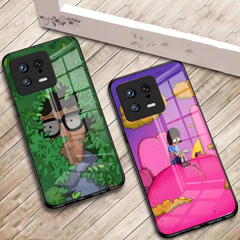 Funny Cartoon B-Bobs B-Burgers Phone Case For Xiaomi 15 Redmi Note 14 13 12 11 T Lite Ultra Pro ProPlus 12 10 C 5G Glass Cover