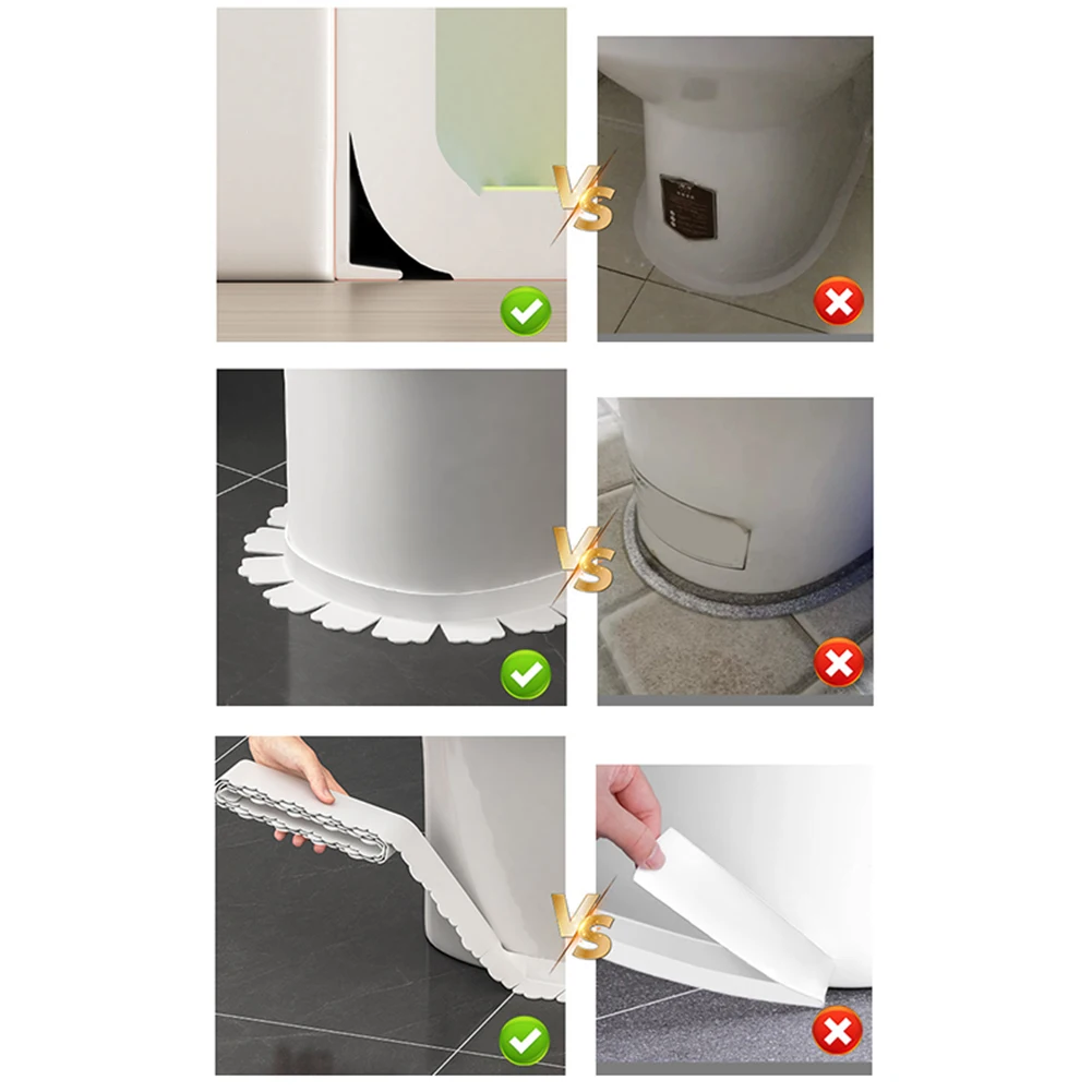 

Лента для герметизации края раковины, водонепроницаемая, для дома, с регулируемой длиной, простая установка, не требует специальных инструментов.