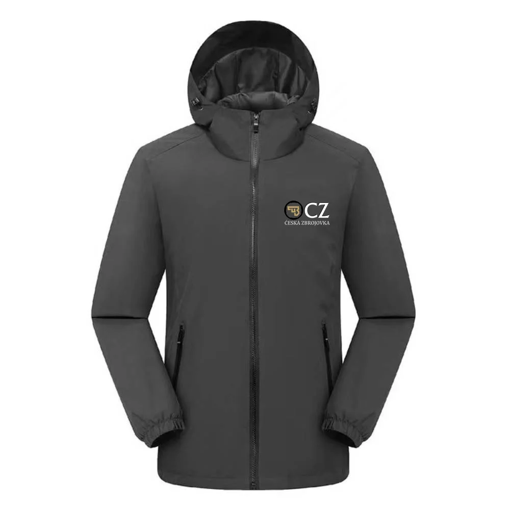 CZ Ceska Zbrojovka Firearms Jackets Camping Windproof Hoodies Outerwear Mens Women Snow Windbreaker Waterproof Coats Tracksuits