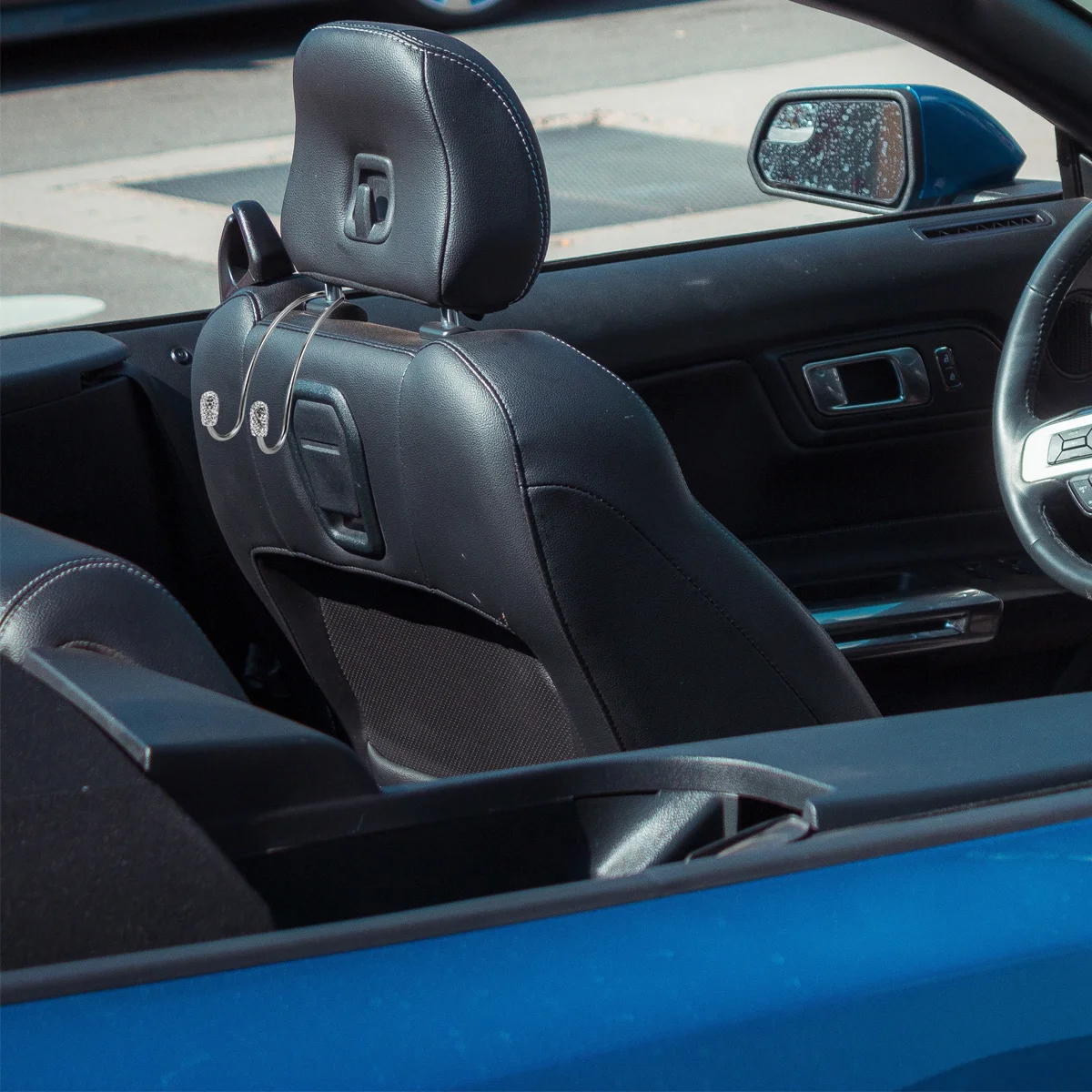 

Крючок для сиденья из нержавеющей стали, грузоподъемность 20 кг, простая установка, для автомобильного подголовника, органайзер для заднего сиденья, автомобильный крючок