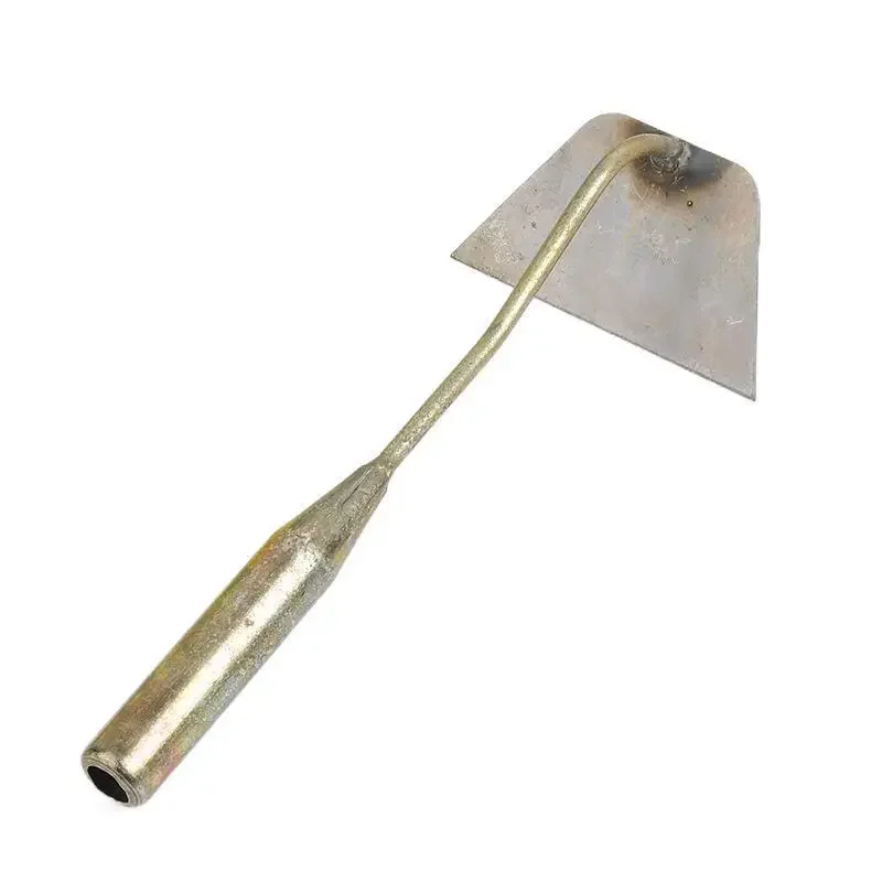 Iron Art Hoe Household Gardening Hardware Tools Iron Flat Hoe Agricultural Tool Yellow Handle Hoe Farm Tools