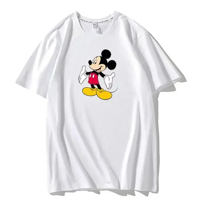 الصيف الكرتون ميكي ميني ماوس طباعة النساء ملابس حمل الحوامل قصيرة الأكمام تي شيرت فتاة لطيف الحمل بلايز تيز