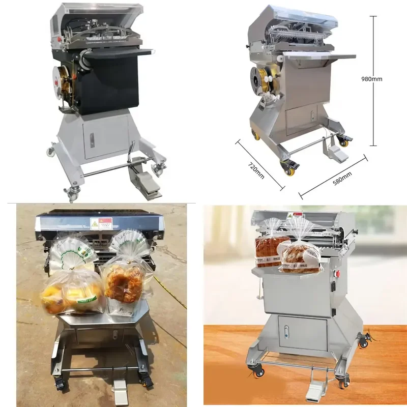 High Efficiency Commercial Automatic Circular Fan Folding Strapping Machine for Dessert Bag Packaging Equipment