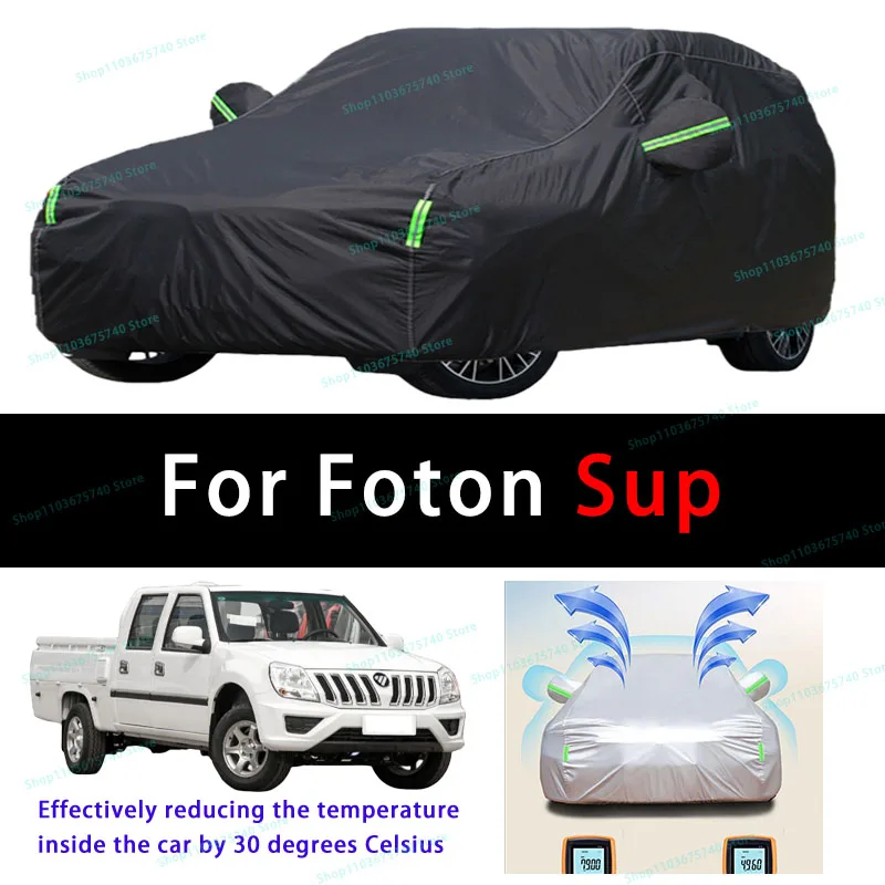 

For Foton Sup Summer Full Car Covers Outdoor Sun uv Protection Dust Cooling Protective Auto Protective Cover