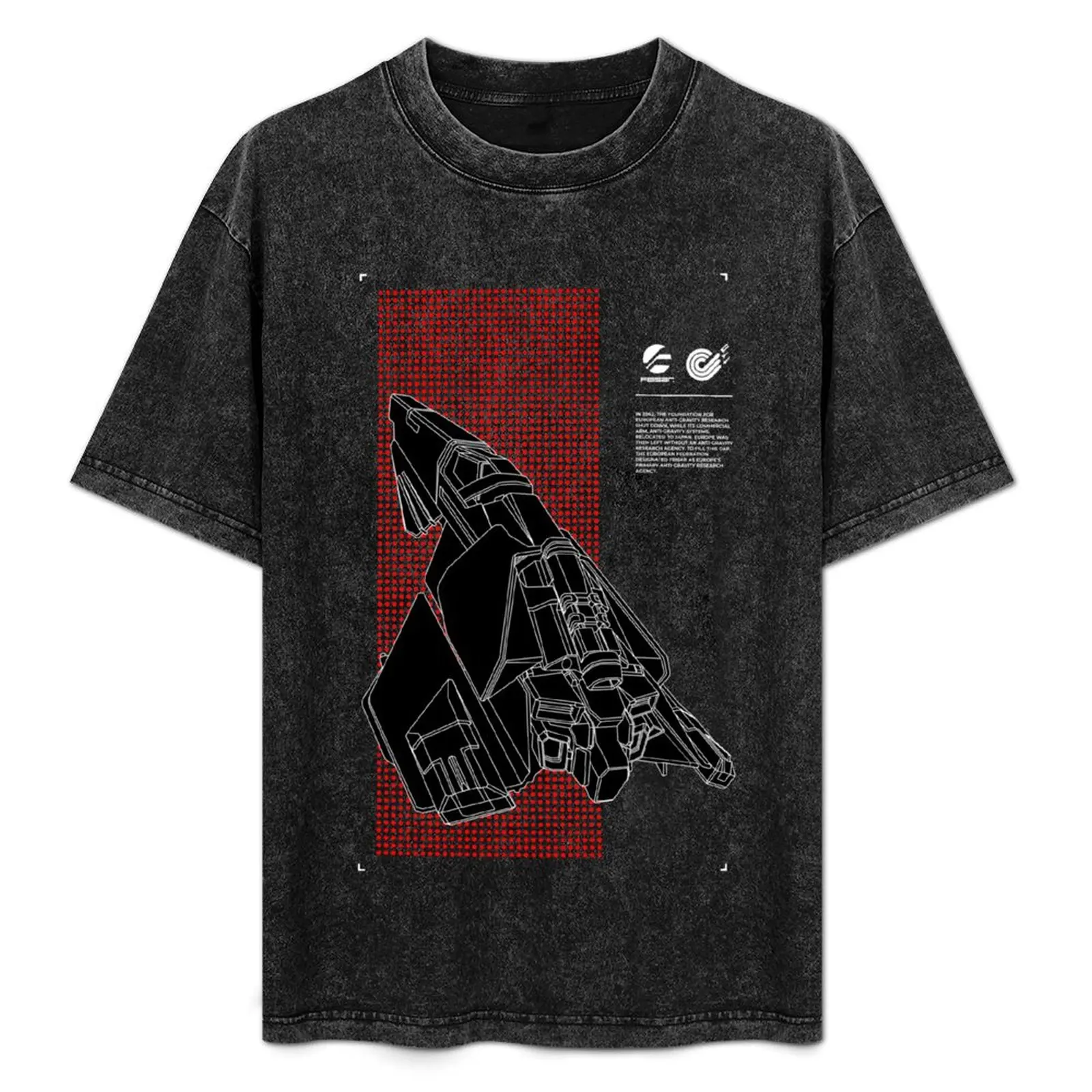

Wipeout Fury - FX 350 League - Feisar Ship Wireframe Negative T-Shirt funny costumes black t shirts for men