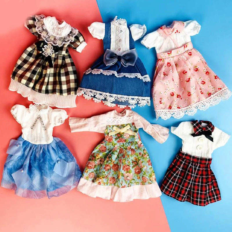 1set 1/6 bjd Puppen kleider verkleiden sich 30cm Puppen kleider Multis tyles wechselndes Ankleide spiel Puppen outfit Kinder DIY Spielzeug