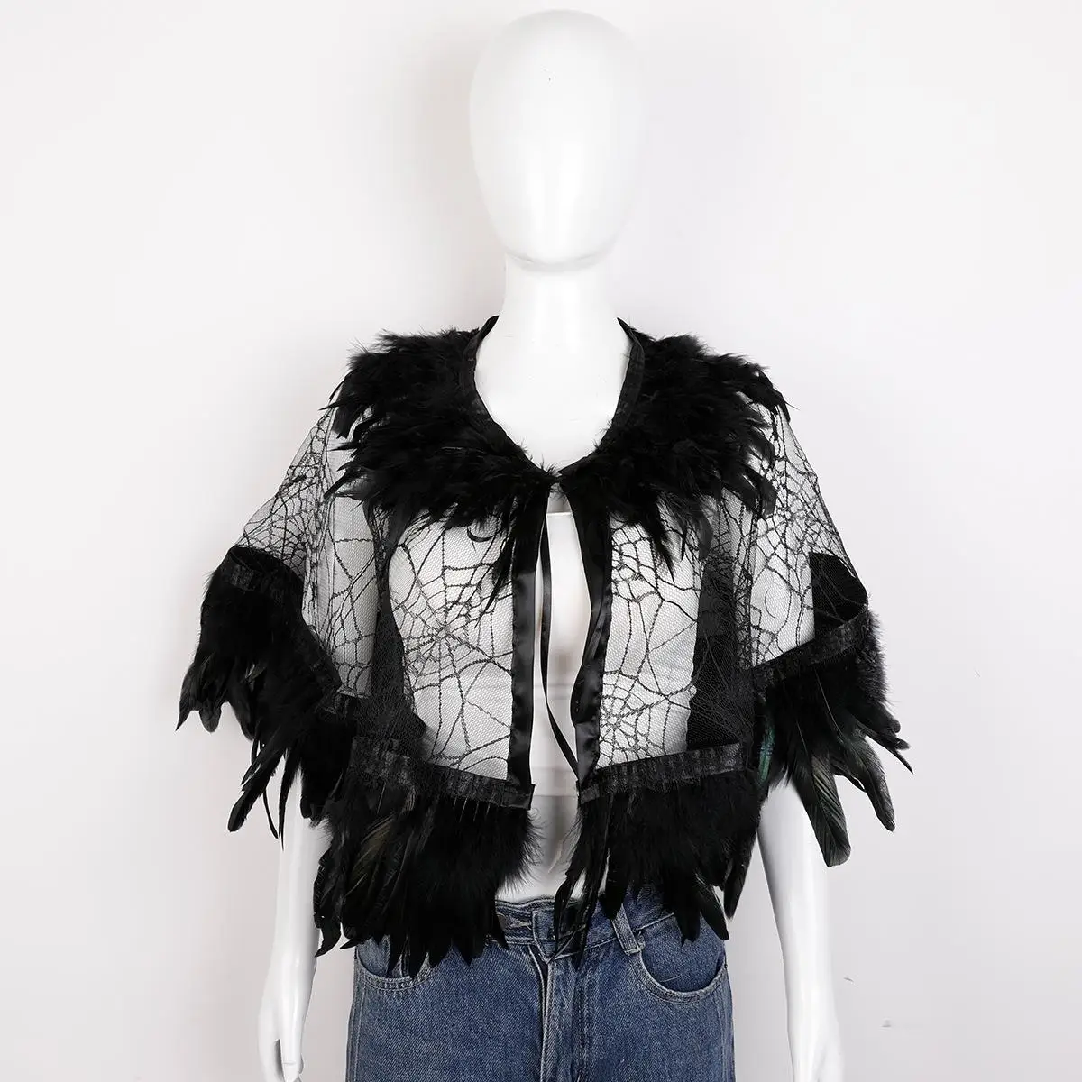 manteau-chale-en-maille-a-plumes-grace-pour-defile-de-mode-sur-scene-motif-geometrique-accessoires-d'hiver-mouchoir-de-poche-sans-marque