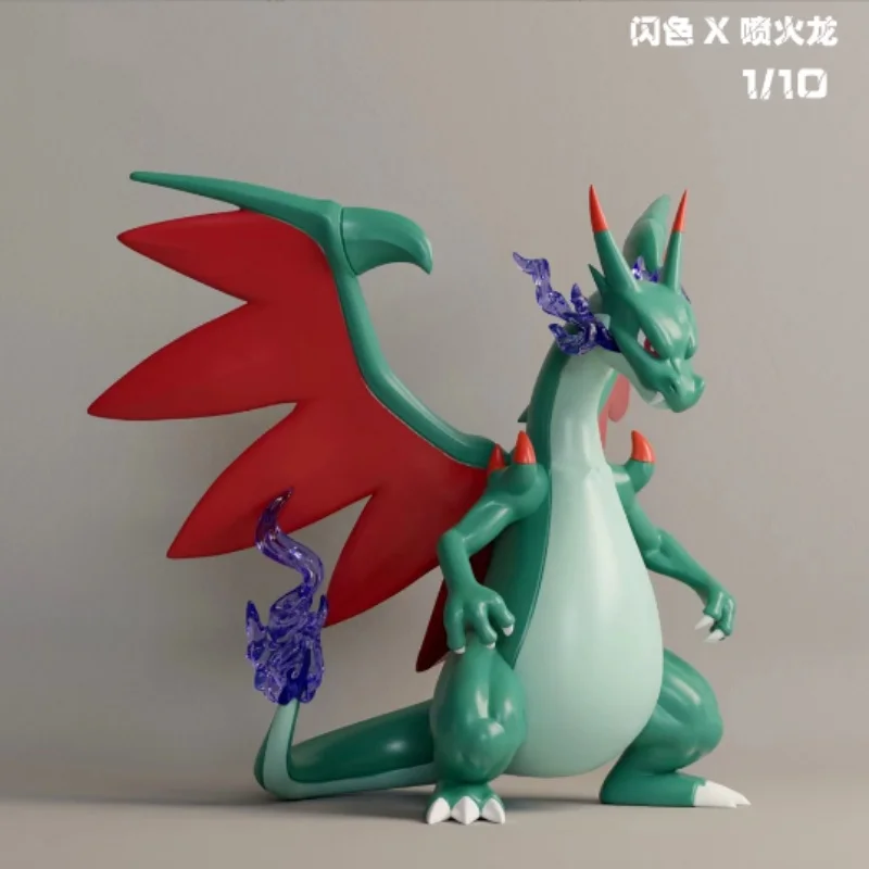 Stock Pokemon/Pokemon Megax Fire-Breathing Dragonmega Gk Series Anime Figures Model Cool Collectible Model Children Toy Gift