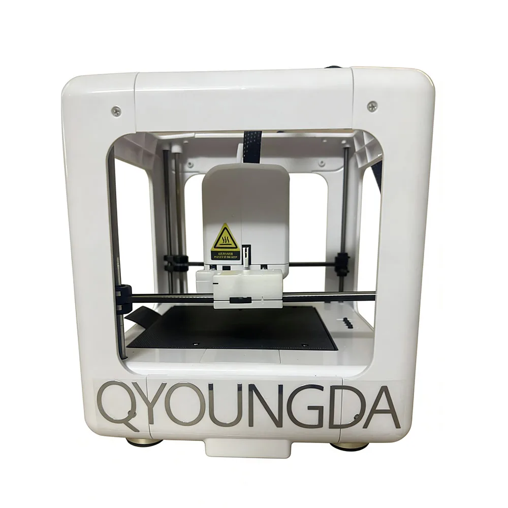 QYOUNGDA Desktop Mini 3D Printer Support PLA TPU 1.75mm Suite for Family Use DIY Lover Print Size 3.5 x 3.9 x3.9inch