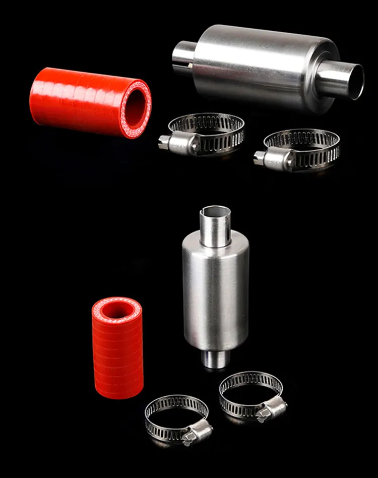 Ruofan Baja 5B سيارة التحكم عن بعد Gen 2 ماسورة عادم من الفولاذ المقاوم للصدأ، كاتم صوت، 95303