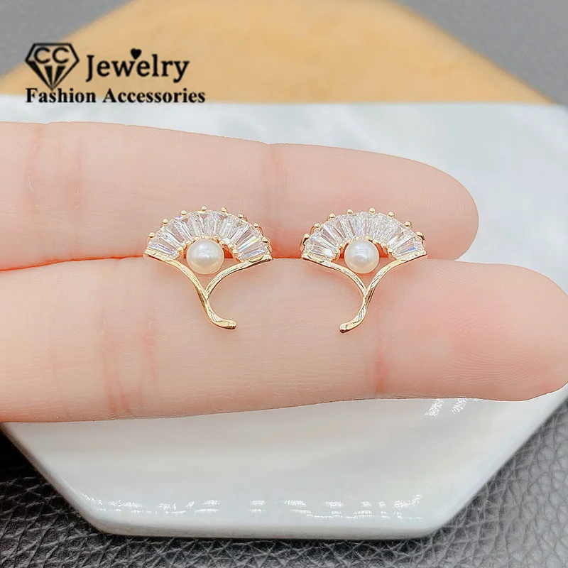 Cc Pearl Stud Earri…