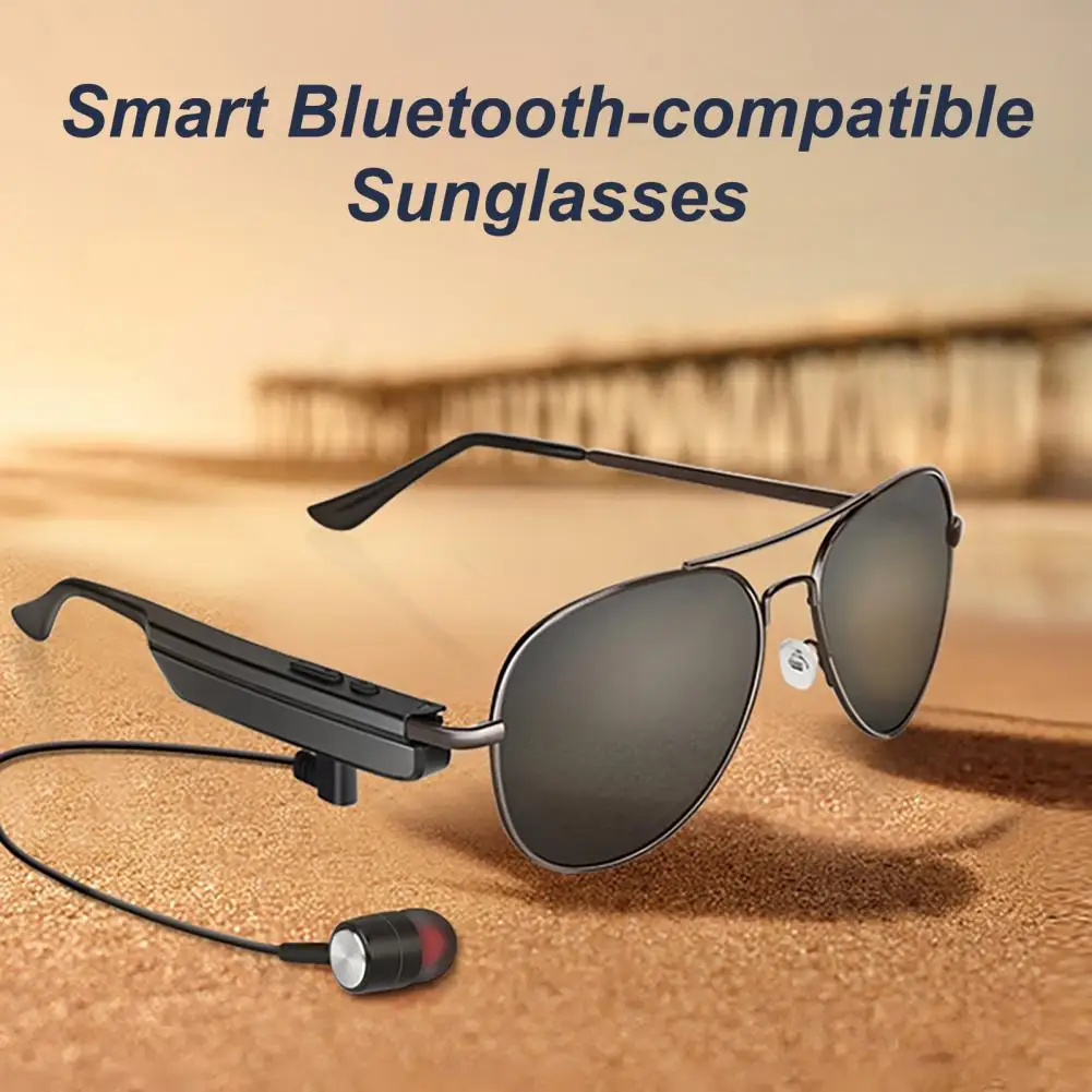 Smart Glasses Male Multifunctional High Fidelity Long Standby Time Bluetooth-compatible5.0 Trendy Audio Sunglasses For Driving