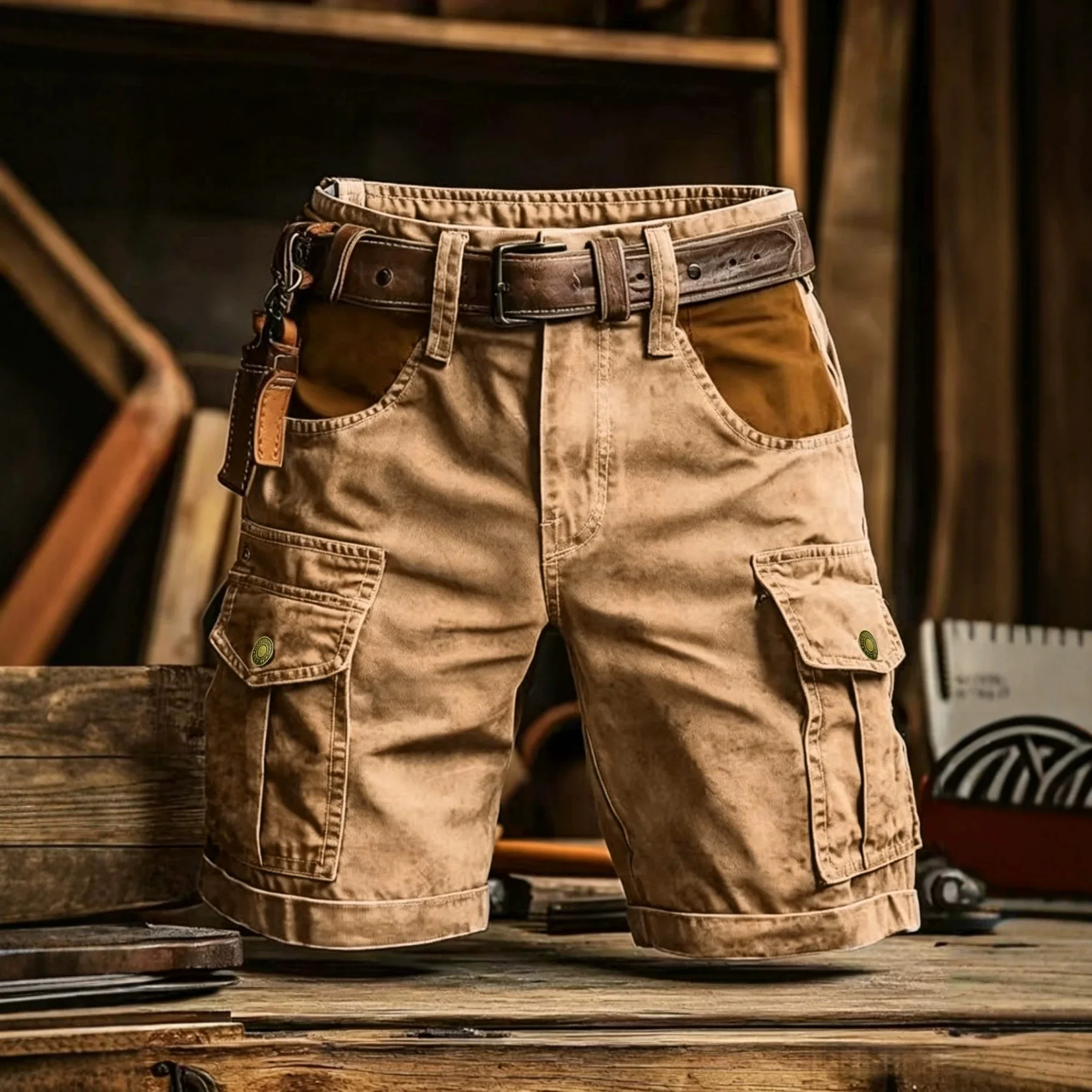 Men’s Cotton Cargo Shorts 4