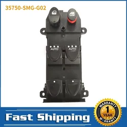 Front Left Power Lifter Window Control Switch 2 AUTO For Honda Civic 2005 2006 2007 2008 2009 2010 2011 2012 35750-SMG-G02