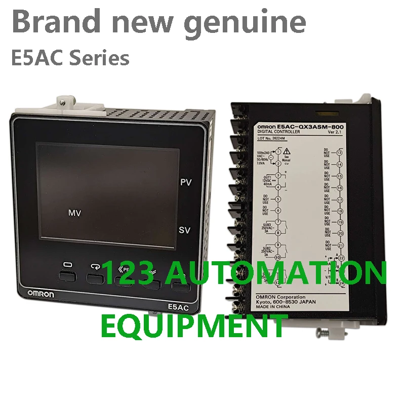 Authentic New Omron E5AC-CX3ASM QX3ASM RX3ASM PR2ASM-800 804 808 Temperature Controller Switch Screw Terminal Block Type