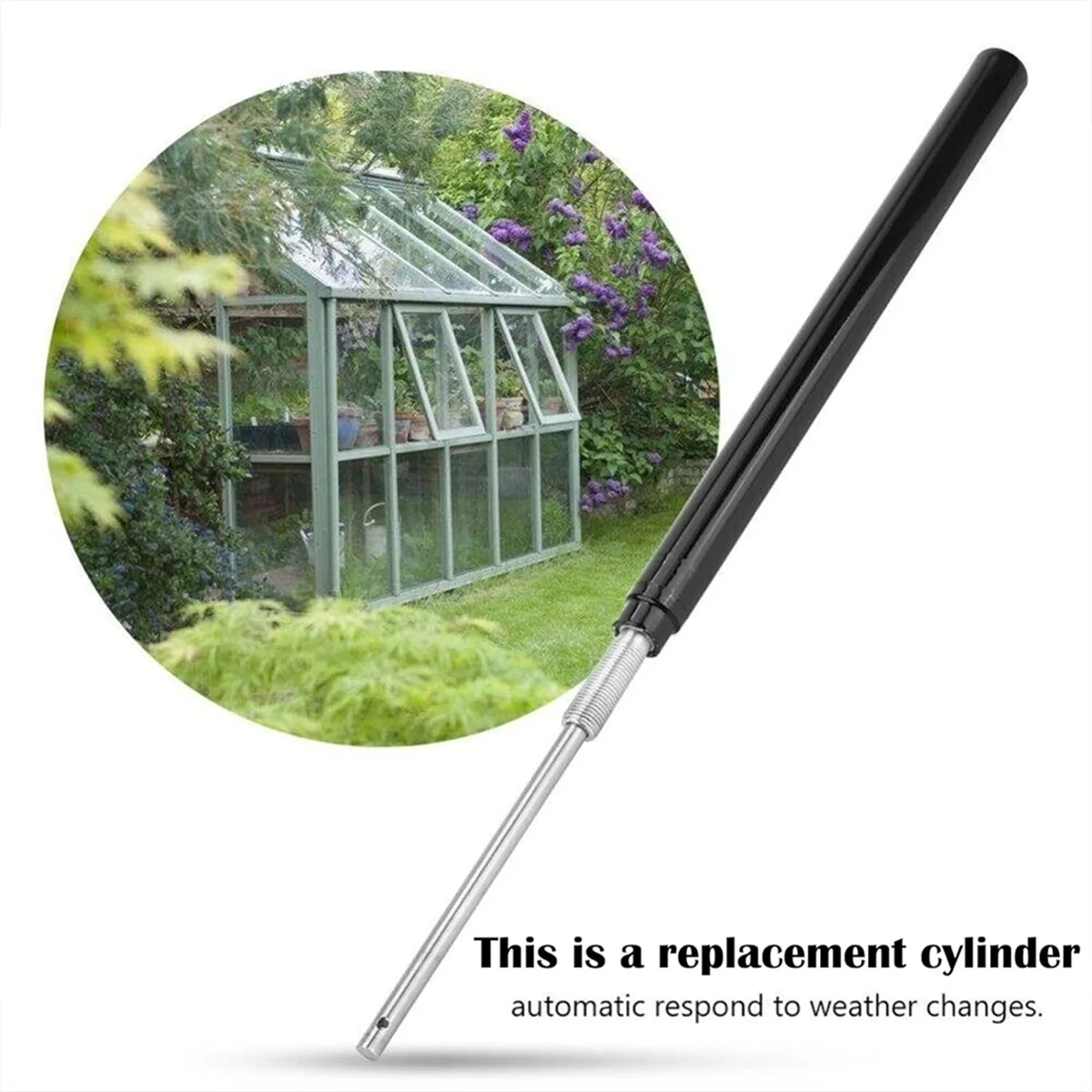 A93Z 2PCS Auto Dual Spring Opener Automatic Greenhouse Window Opener Roof Vent Opener Garden Ventilation Gardening Tools