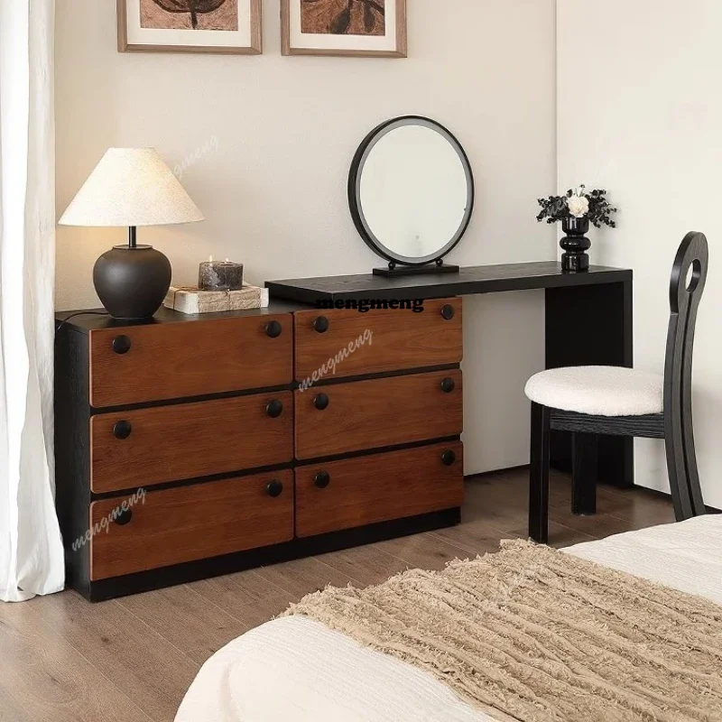 

Французские ретро-туалетные столики в китайском стиле из массива дерева, угловые выдвижные туалетные столики, современная мебель для хранения, комод JTM