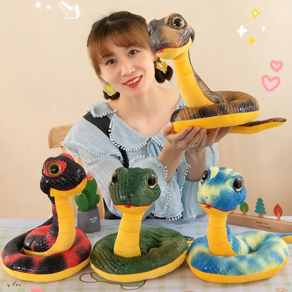 

Happy New Year Snake Year Plush Toy Chinese Style Good Luck Wealth Snake Year Mascot Toy Soft Simulated