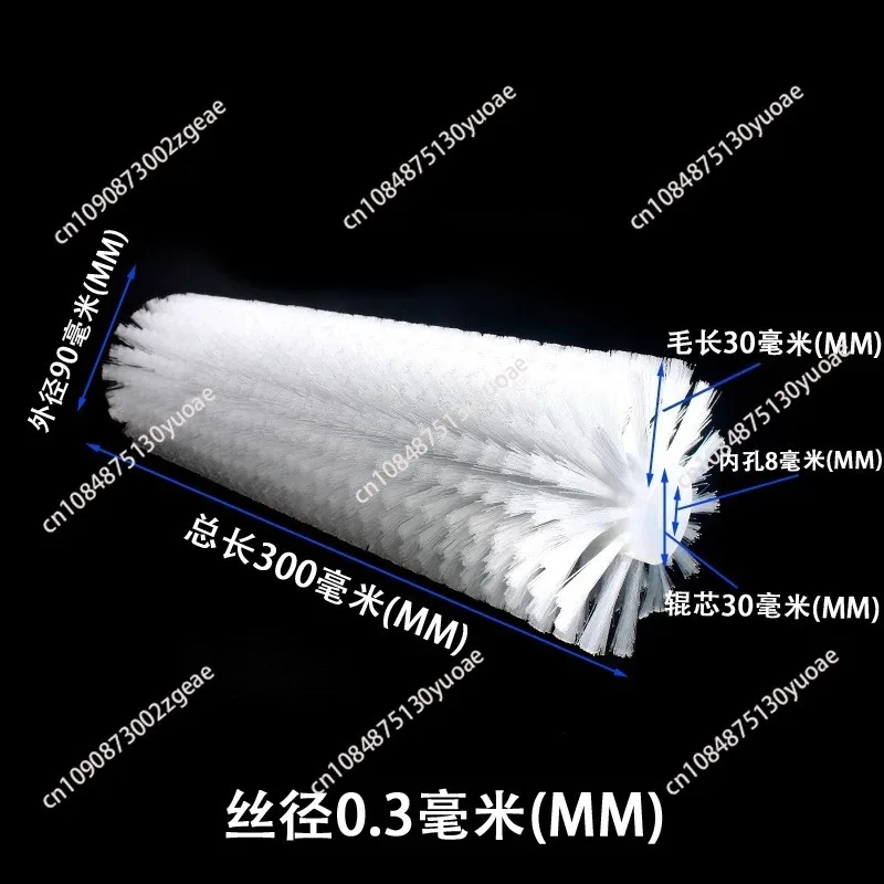 Suitable for cleaning dust removal nylon  Industrial brush roller  brush