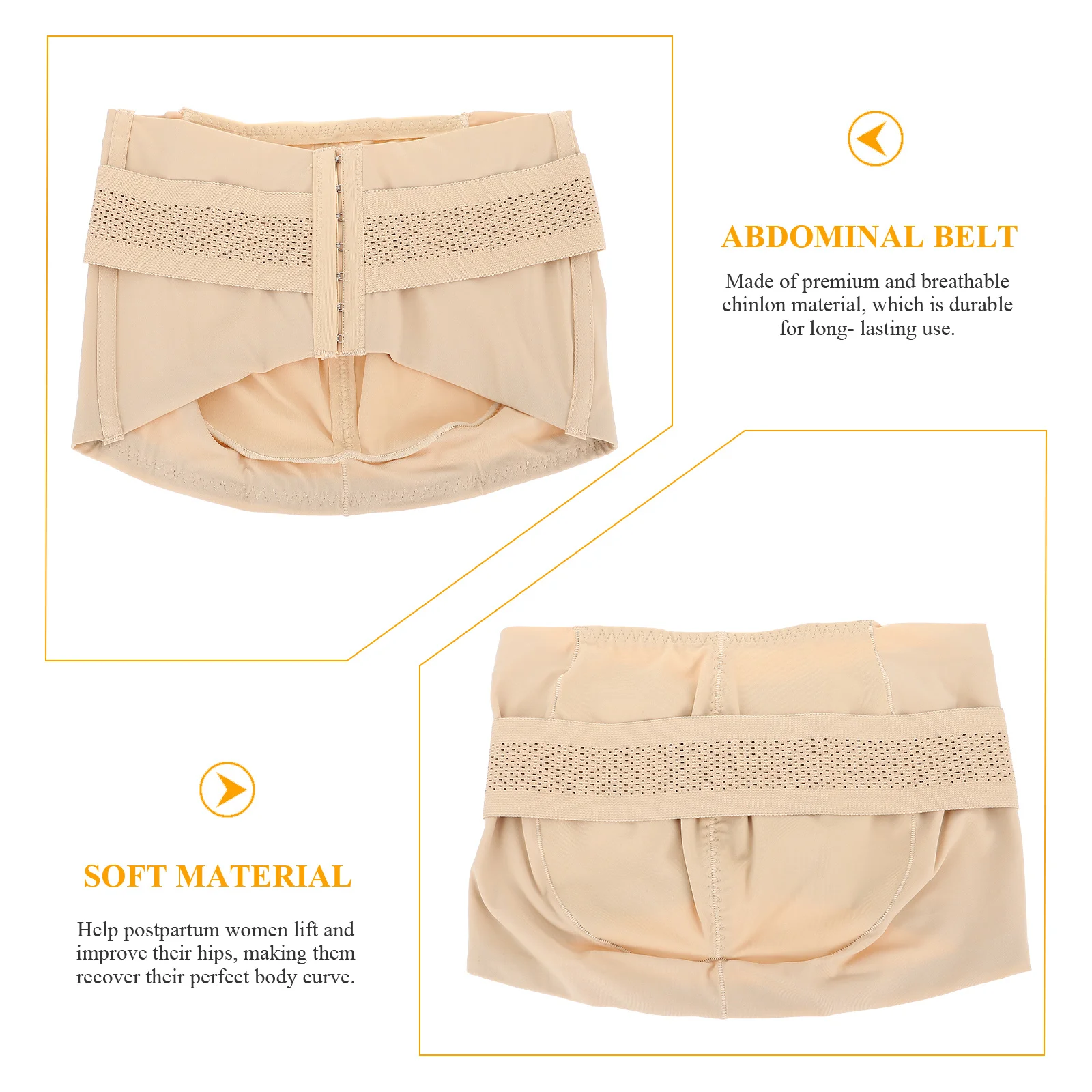 

Postpartum Recovery Pelvis Band Premium Breathable Chinlon Pelvic Correction Belt for Pelvic Realignment Flatten Belly Recovery