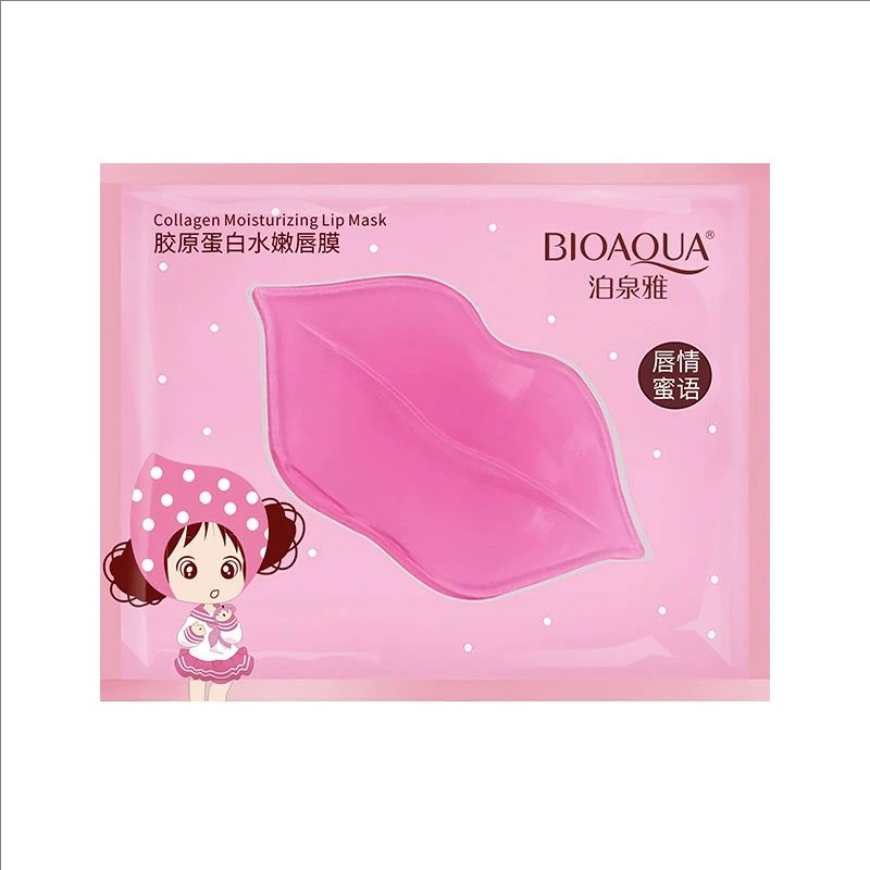 10pcs BIOAQUA Crystal Collagen Lip Mask Moisturizing Plump Lips Gel Masks Nourishing Hydrating Lip Plumper Lips Skin Care view 5
