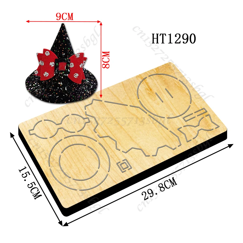 Halloween Bow Cutting dies - New Die Cutting And Wooden Mold,HT1290 Suitable For Common Die Cutting Machines On The Market.