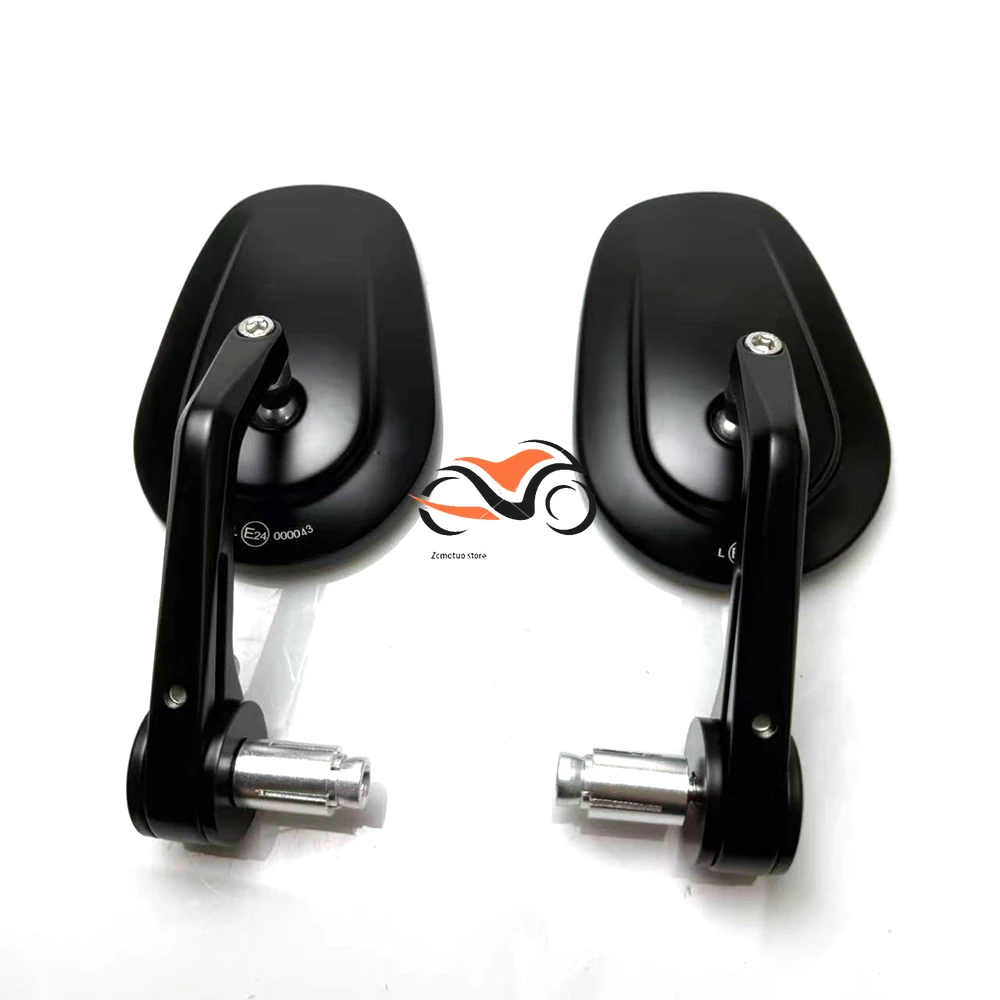 2 قطعة CNC دراجة نارية بار نهاية المرايا الجانبية الرؤية الخلفية السوداء لسرعة انتصار الثلاثي