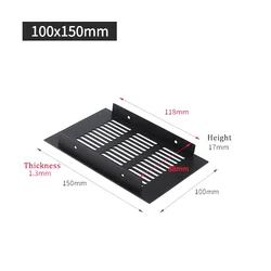 100mm Aluminum Alloy Rectangular Cabinet Wardrobe Air Vent Grille Ventilation-Cover 100mm*150/200/225/250/300/350/400mm