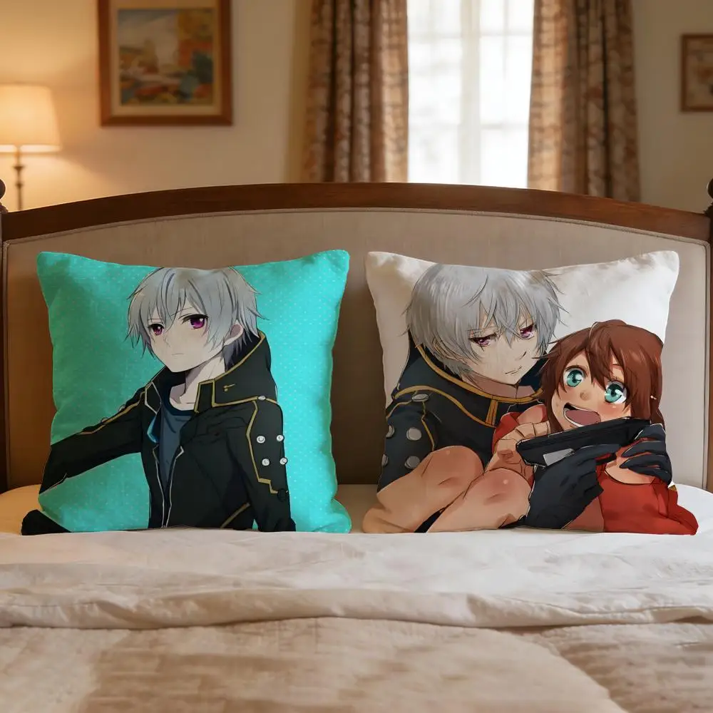 Anime Gargantia on the Verdurous Planet Cushion Cover 4Pcs Decorative Covers Soft Cushion Case for Sofa Couch Decor 40x40 45x45