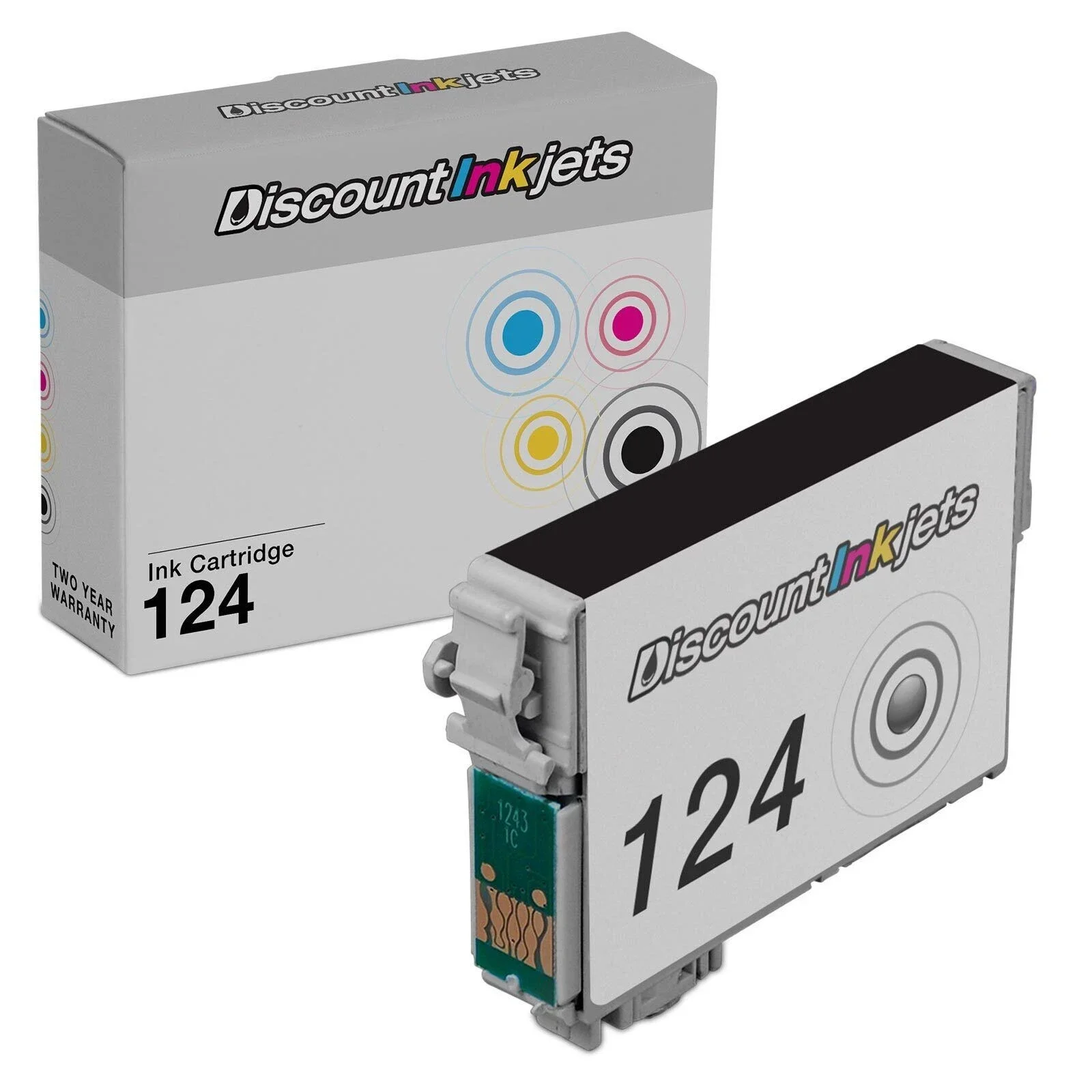 BLACK T124120 T1241 Pigment ink cartridge for 124 Epson Stylus NX420 NX125 NX430