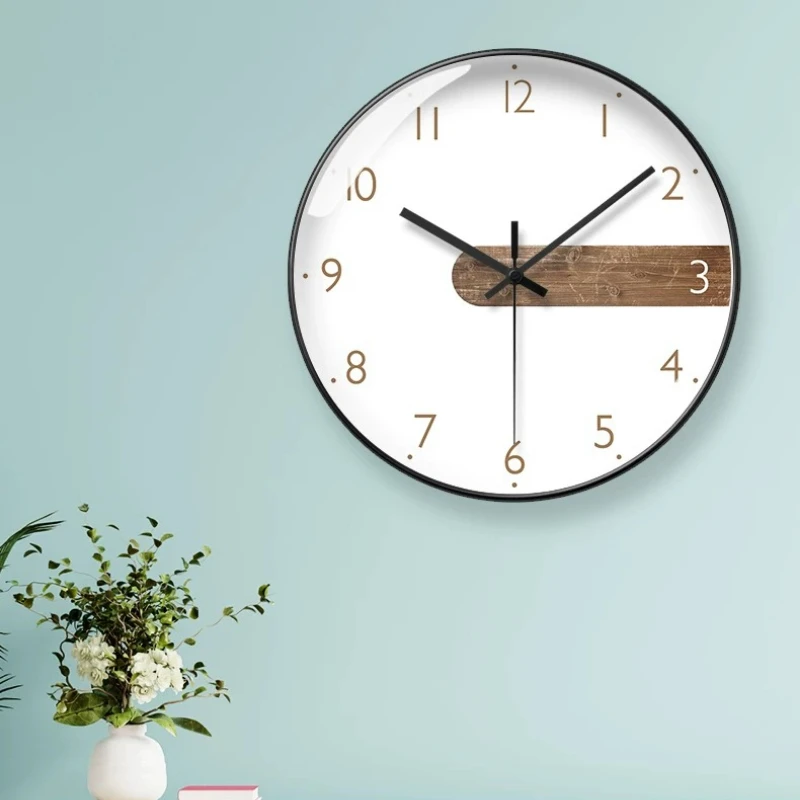 Office Luxury Wall Clock Beautiful Round Industrial Wall Clock Nordic Accessories Seating Room Dekor Zimmer Room Decoration