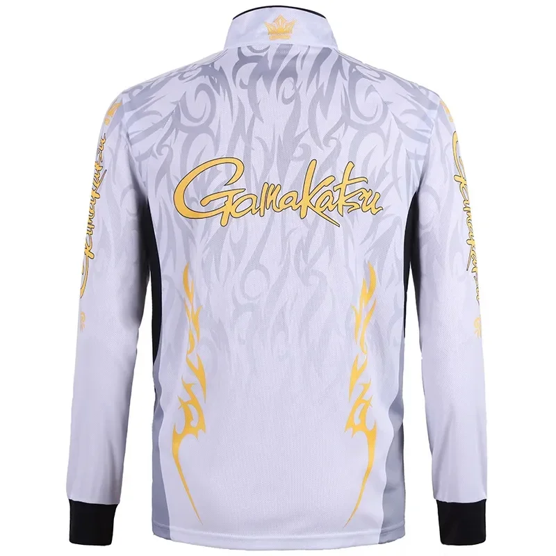 Men Anti-uv Fishing Clothing Spring Autumn Men Long Sleeve Outdoor Cycling Shirts Quick Dry Breathable Fishing Jerseys