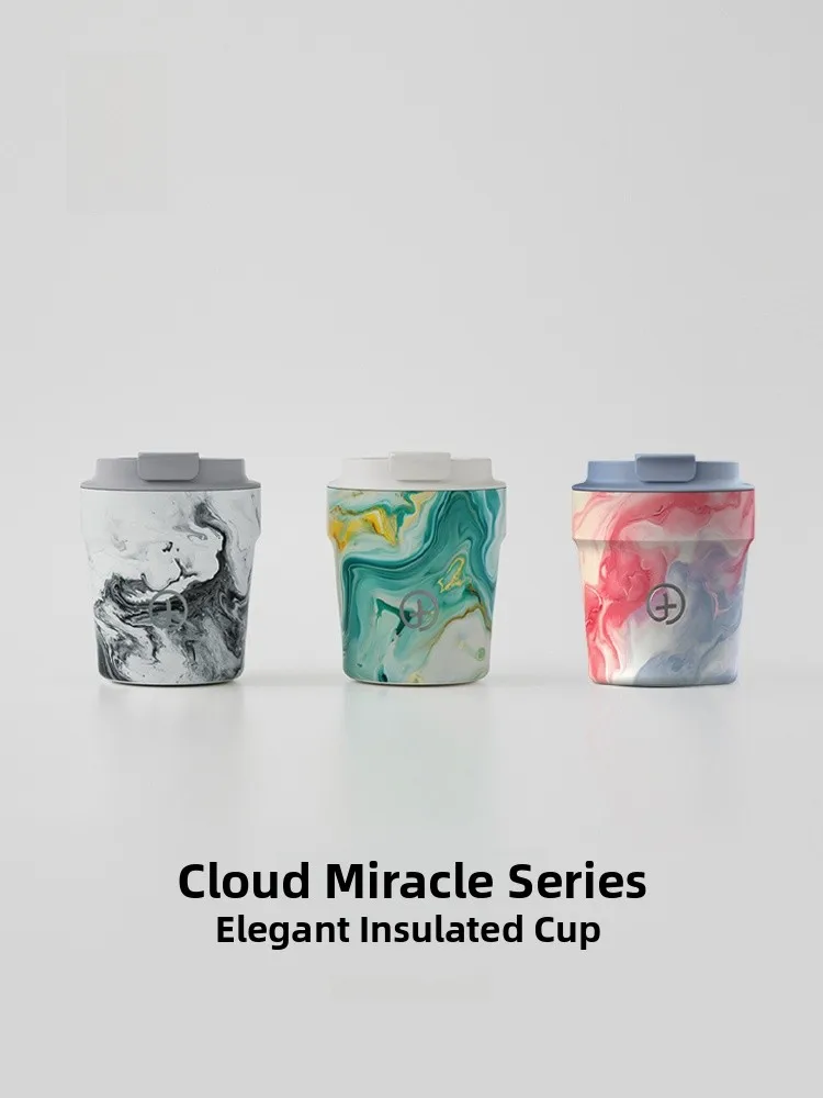 

Portable Insulated Coffee Cup Office Ladies Car Beverage Cup High Aesthetic Value Gift Quali Stainl Steel Water Bottle