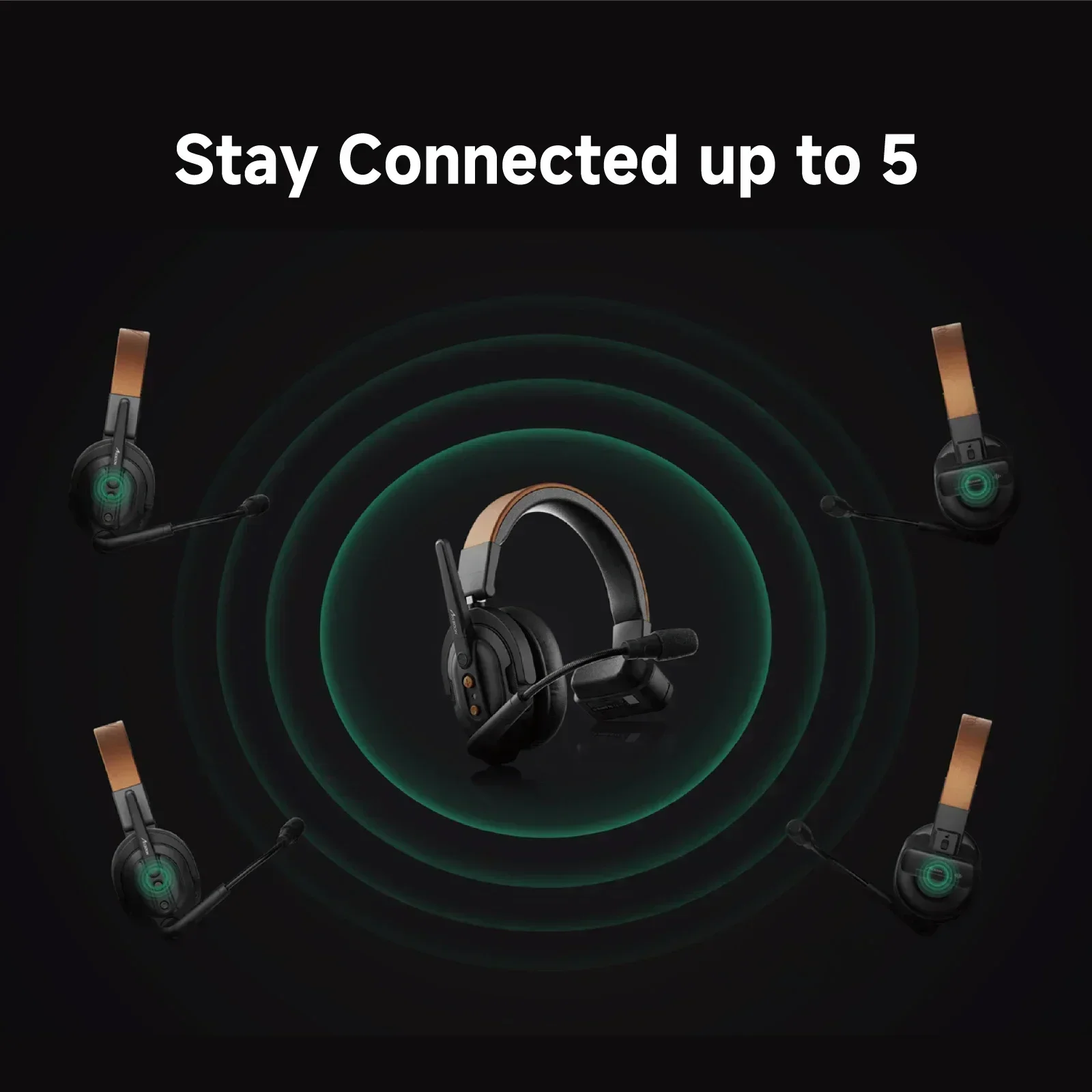 Accsoon CoMo SE Remote item only Wireless Intercom System 2.4G Communication  Remote Headset With Battery Wireless