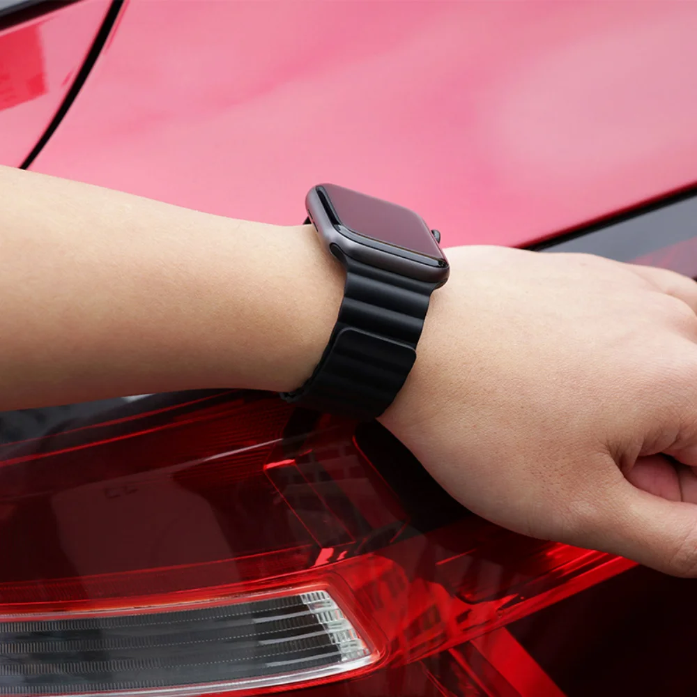 Silicone Strap for Apple Watch Band 45mm 41mm 44mm 40mm 49mm Sport Wristband iWatch Series Ultra 10 9 8 7 SE 6 5 46mm 42mm Band