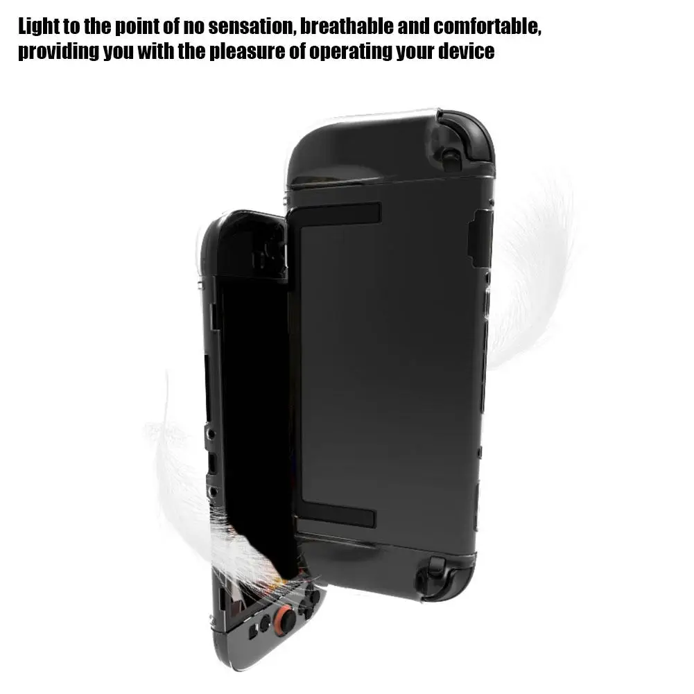 

TPU Clear Case for Nintendo Switch 2 Split Type Design Scratch-Resistant Shockproof Drop Proof Protective Cover Accessories O3F1