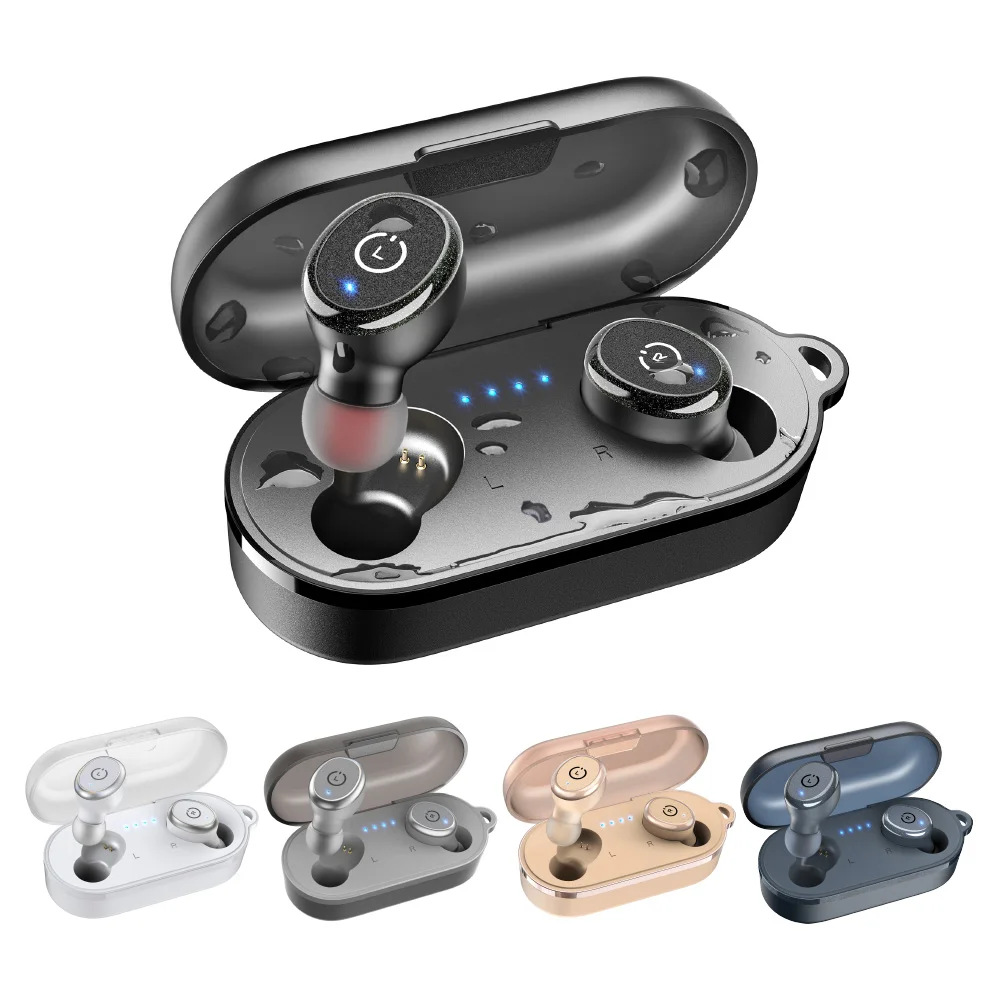 سماعات أذن TOZO TWS مجددة AI ترجمة داخل الأذن سماعات بلوتوث 5.3 مع ميكروفون ENC للتحكم باللمس 32 تطبيق EQs المحدد مسبقًا #6