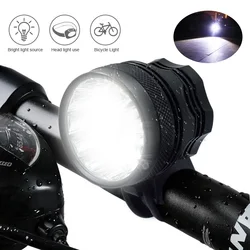 WasaFire 12* T6 LED 2 in 1 Bicycle Headlight 20000lm Bike Light Front Head Lamp Cycling Flashlight + 18650 Battery Pack+ Charger