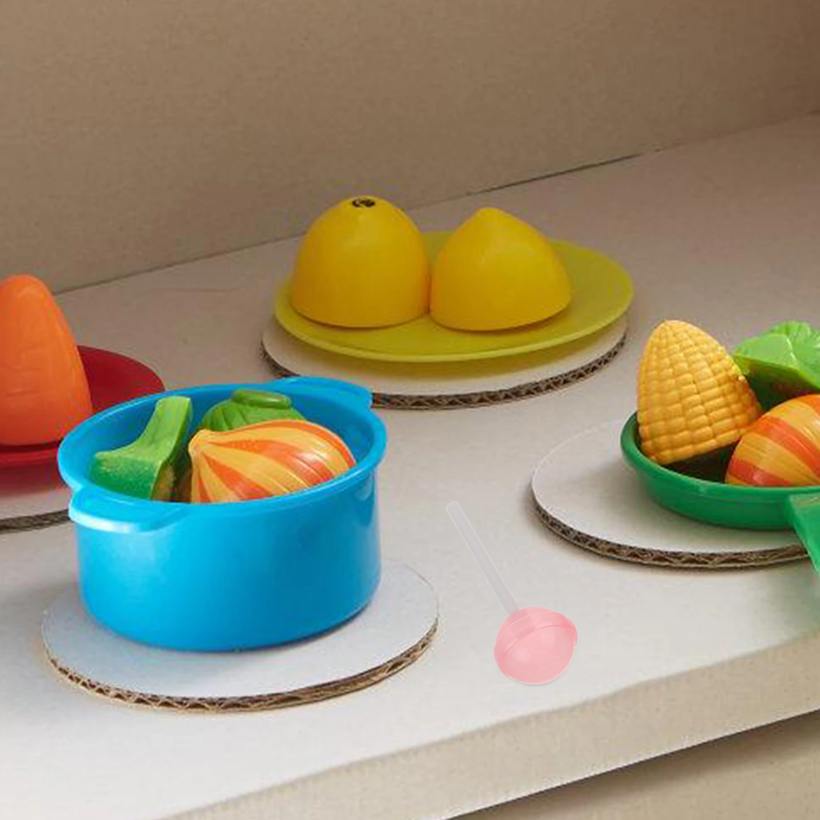 

Simulated Lollipop Decorative Models Mini Plastic y Banner Party Decoration Fake Food Adornment Reusable