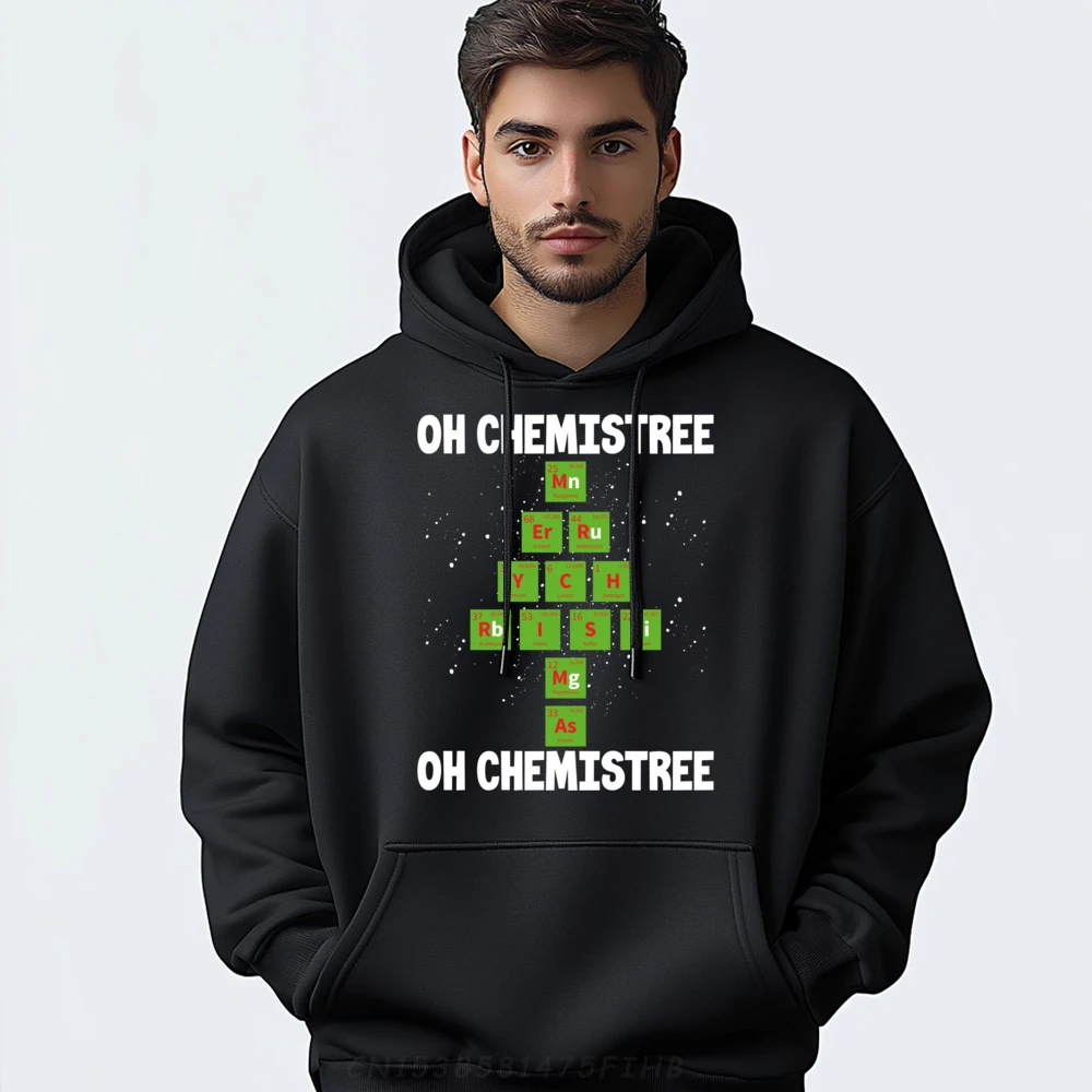 

Oh Chemistree Funny Christmas Tree Chemistry Chemist Grpahic Tee Eco-Friendly Harajuku England Style