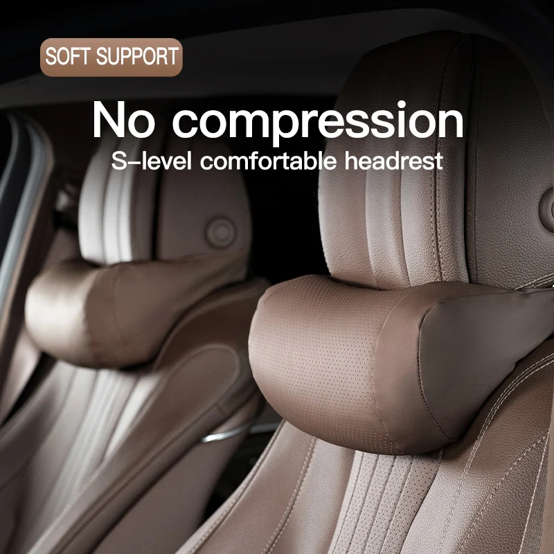 

New Car Headrest Seat Support Car Neck Pillow Travel Driving Pillows For BYD Atto3 Han Song plus Seagyll V2l Dolphin F3 E6 G3 I3