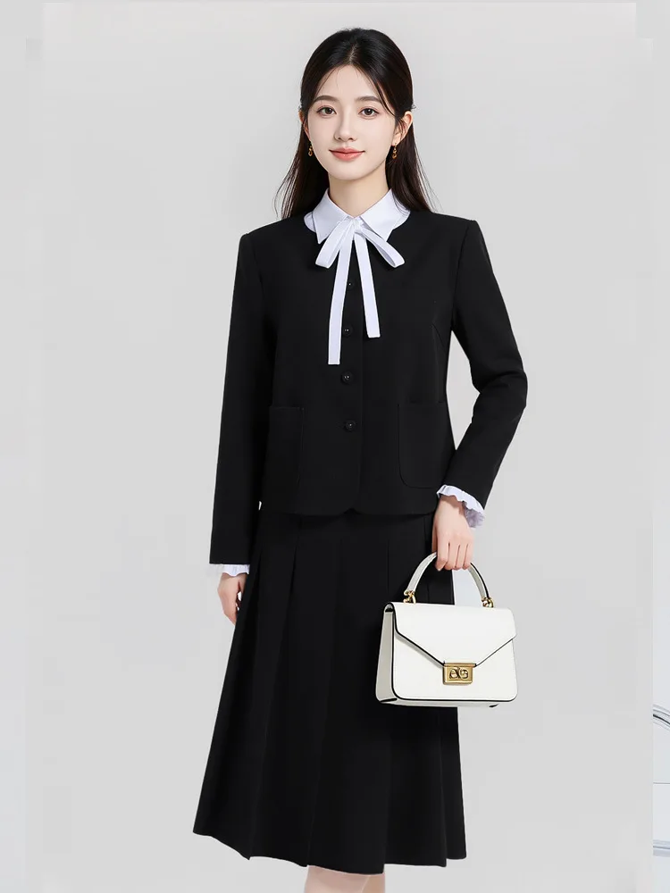 

Formal attire for female college students for teaching interview, professional wear, new spring and autumn style, petite elegant