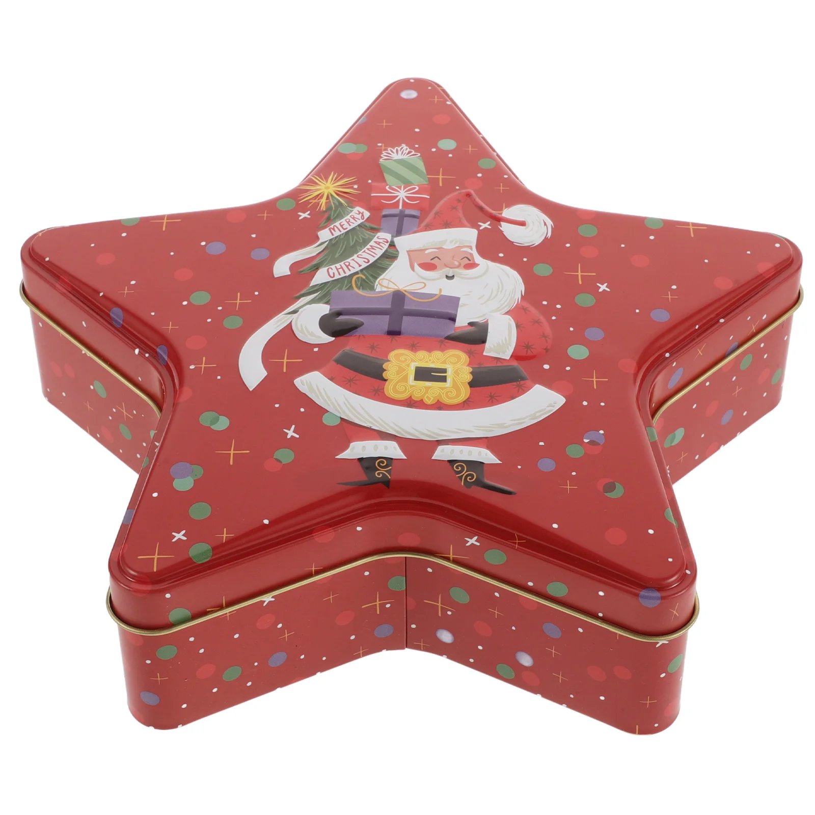 

Christmas Gift Box Cards Holder Container Cookie Tin Metal Biscuit Cake Tins Containers Tinplate Present Boxes