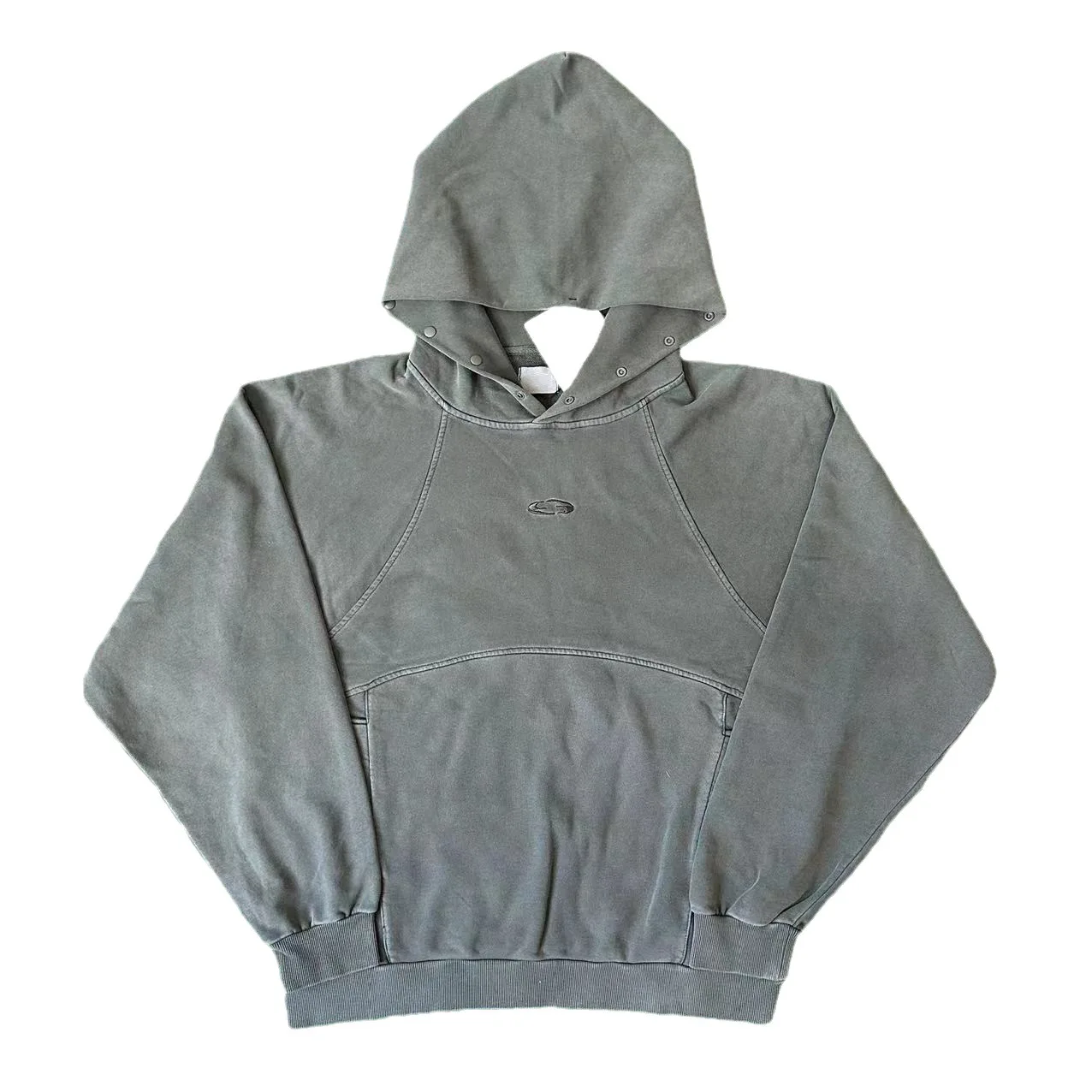 

High Street Grailz Hoodies for Men Y2k Women Clothing Washed Vintage Style Casual Loose Hooded Sweatshirt